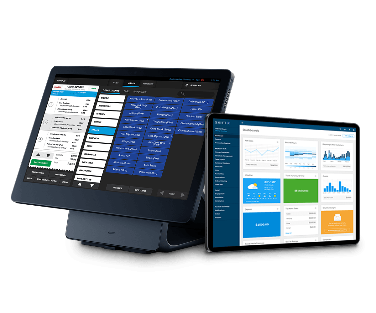 A tablet and laptop with the same screen.