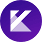 Abstract letter K design