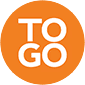 TO GO logo in orange circle