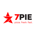 Bold 7Pie logo featuring red star