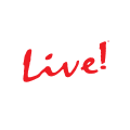 Red "Live!" text on white