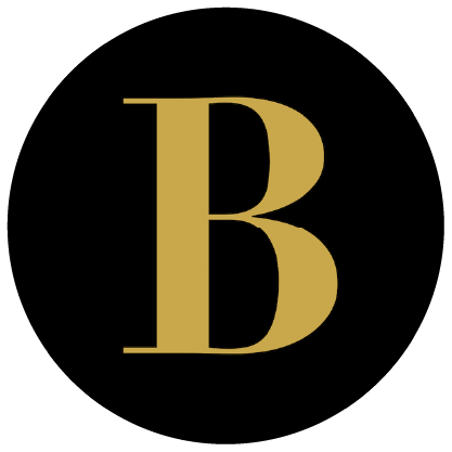 Bold capital B design