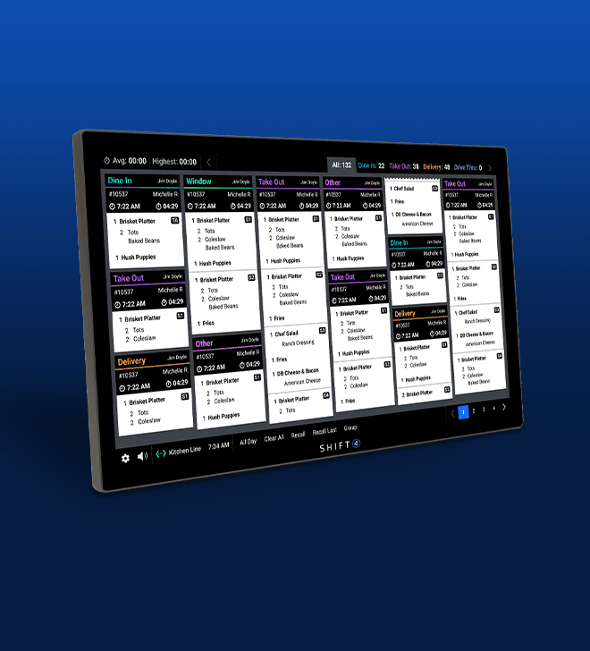 Digital shift management screen with task details.