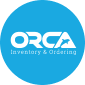 ORCA Inventory logo on blue background