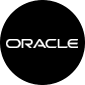 White Oracle text on black