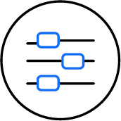 Blue rectangles on a black background.